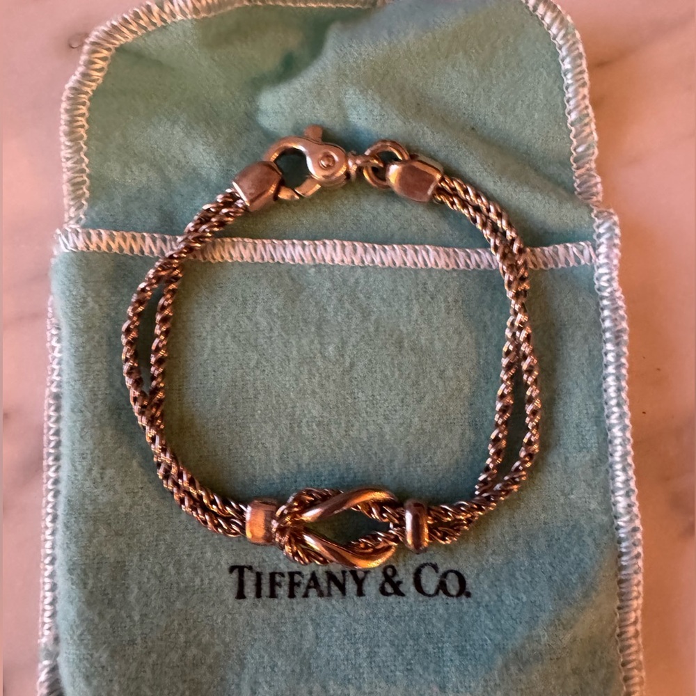 Tiffany & Co. Twisted Silver Knot Bracelet